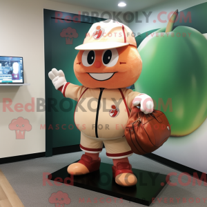 Peach Cherry mascot costume...