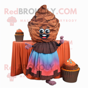 Rust Cupcake maskot kostume...