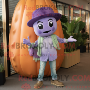 Lavendelmelone Maskottchen...