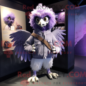 Lavendel Harpy maskot...