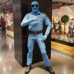 Sky Blue Gi Joe mascotte...