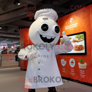 Cream Pepper mascot costume...