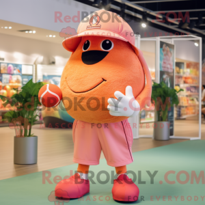 Peach Momentum mascot...