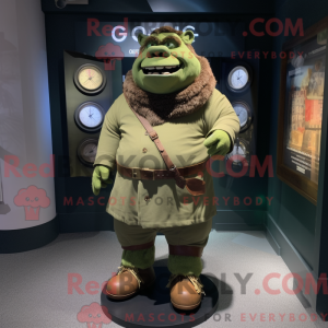 Olive Ogre mascottekostuum...