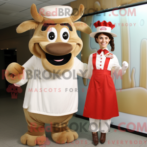 Tan Beef Stroganoff mascot...