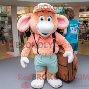 Peach Ram Maskottchen...
