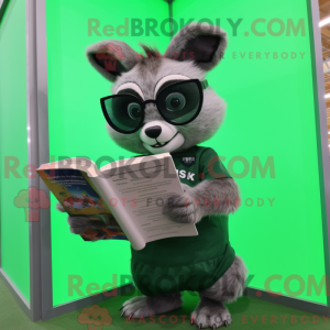 Green Civet mascot costume...