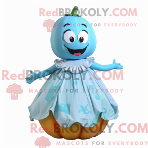 Himmelblå melon maskot...