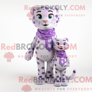 Lavender Leopard mascot...