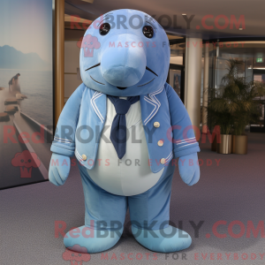 Sky Blue Walrus máscara de...