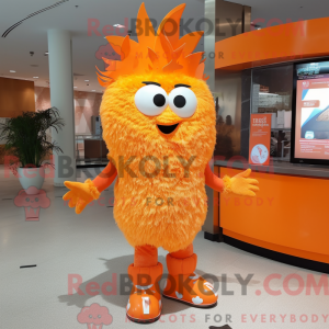Orange Ice Maskottchen...