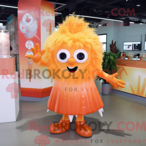 Orange Ice Maskottchen...