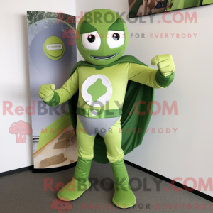 Olive Superhero mascot...