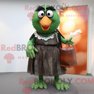 Kiwi maskot drakt karakter...