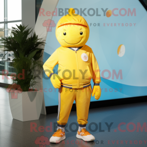 Yellow Grapefruit mascot...