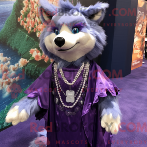 Figura de máscara de lobo...