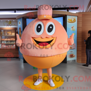 Peach Donut Maskottchen...
