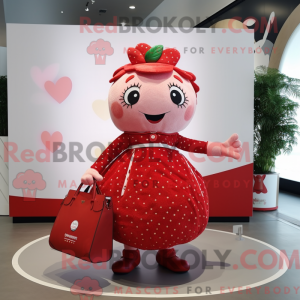 Jordbær maskot kostume...