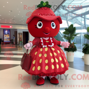 Jordbær maskot kostume...