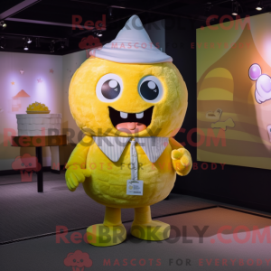 Lemon Yellow Cupcake mascot...