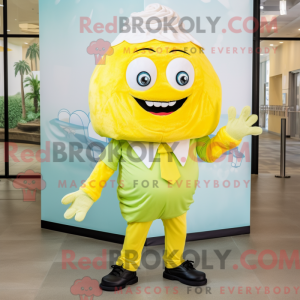 Lemon Yellow Cupcake mascot...