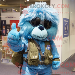 Figura de máscara Sky Blue...