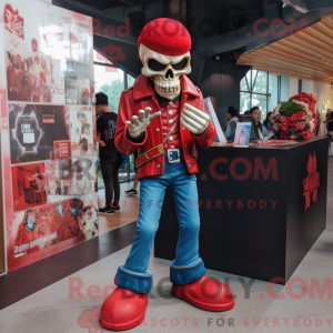 Postava maskota Red Skull...