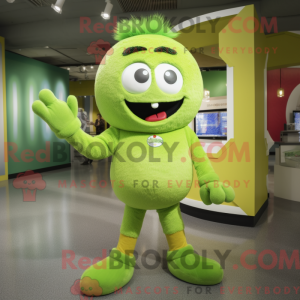 Lime Green But mascot...