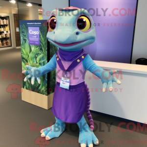 Lavender Geckos mascot...