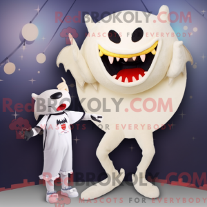 Cream Bat mascot costume...