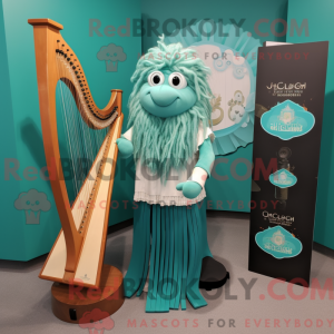 Turquoise Celtic Harp...