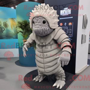 Grå Trilobite maskot...