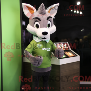Olive Fox maskot kostume...