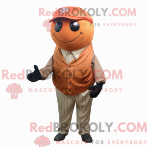 Rust Baseball Ball maskot...