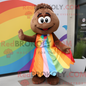 Brown Rainbow mascot...
