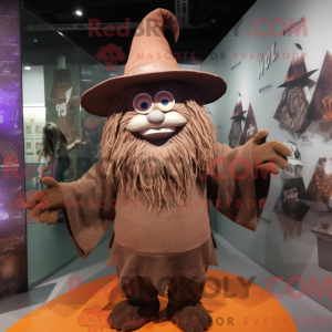 Brown Witch S Hat mascot...