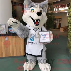Wolf mascot costume...