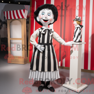 Mime maskot kostume...