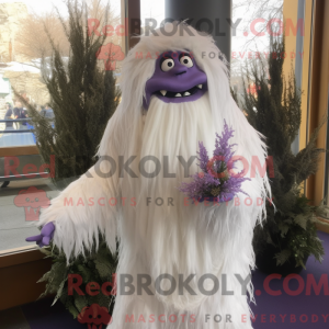 Lavendel Sasquatch maskot...