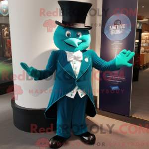 Teal Magician mascot...