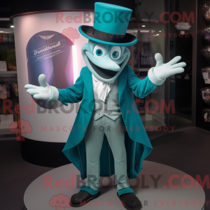 Teal Magician mascot...