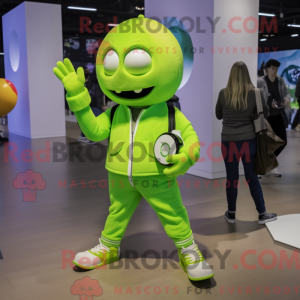 Lime Green Basketball Ball...