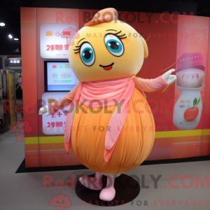 Peach Ramen mascot costume...