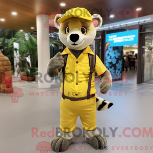 Lemon Yellow Civet mascot...