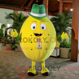 Citrongul vandmelon maskot...