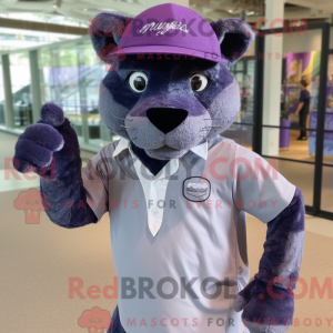 Lavender Panther mascot...