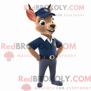 Navy Roe Deer maskot...