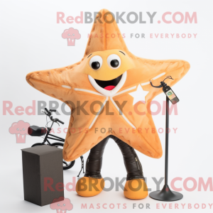 Peach Starfish Maskottchen...