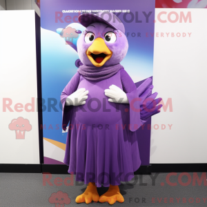 Postava maskota Purple Dove...