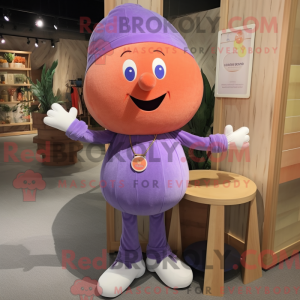 Lavendel kirsebær maskot...